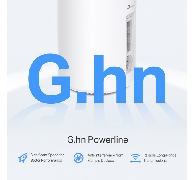 TP-Link WiFi Mesh система TP-Link Deco PX50(2-pack) (AX3000, 3xGE WAN/LAN, MU-MIMO, Powerline)