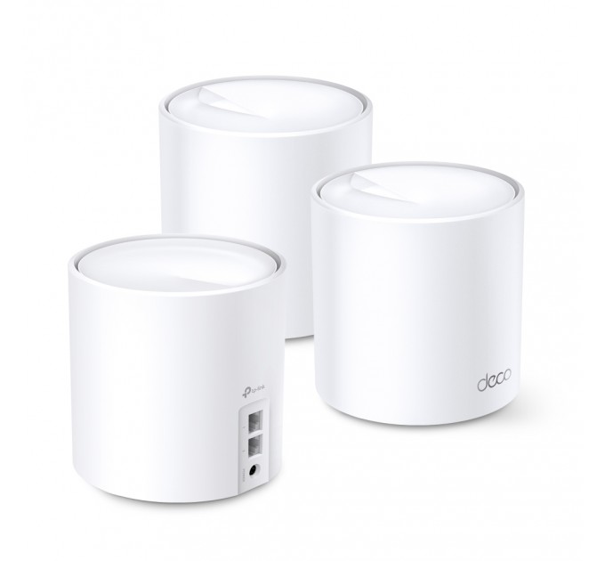 TP-Link WiFi Mesh система TP-Link Deco X20(3-pack) (AX1800 1xGE LAN 1xGE WAN MU-MIMO OFDMA MESH)
