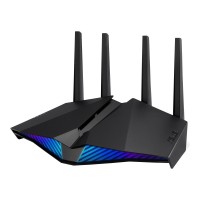 Беспроводной маршрутизатор Asus RT-AX82U V2 (90IG07W0-MO3B10) (AX5400, Wi-Fi 6, 1xGE WAN, 4xGE LAN, 1xUSB 3.2, MU-MIMO, OFDMA, AiMesh, AURA RGB, 4 внешние антенны)