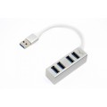 Frime Концентратор USB Frime 4хUSB3.0 Silver (FH-30520)