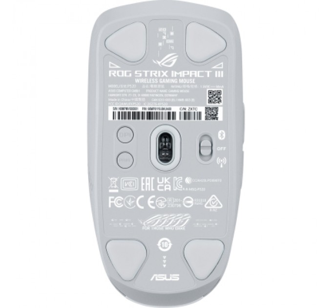 ASUS Мишка ASUS ROG Strix Impact III Wireless/Bluetooth White (90MP03D0-BMUA10)