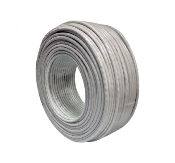 GEAR Кабель мережевий GEAR UTP 100м, cat.5e, CCA(25), 4*2*0,51, PVC, indoor, grey (GEC-UTPCCA25051100)