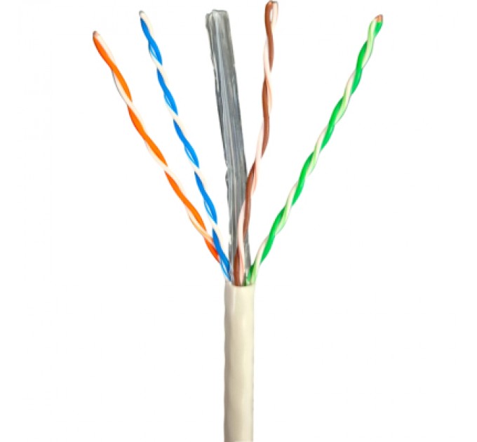 GEAR Кабель мережевий GEAR UTP 305м, cat.6, CU, 4*2*0,54, PVC, indoor, grey (GEC-UTPC6CU054305)