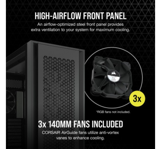 Corsair Корпус Corsair 7000D AIRFLOW Black (CC-9011218-WW)