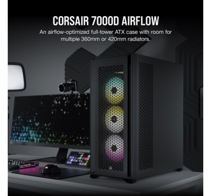 Corsair Корпус Corsair 7000D AIRFLOW Black (CC-9011218-WW)