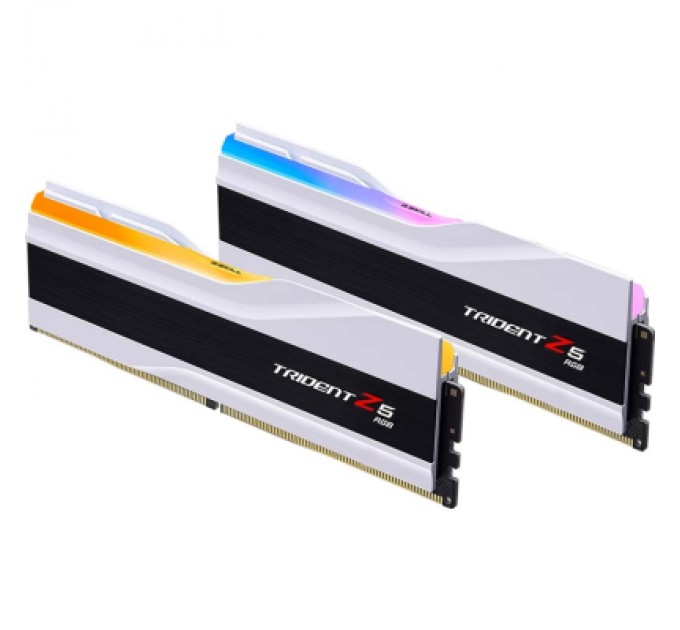 G.Skill Модуль пам'яті для комп'ютера DDR5 64GB (2x32GB) 6000 MHz Trident Z5 RGB White G.Skill (F5-6000J3636F32GX2-TZ5RW)