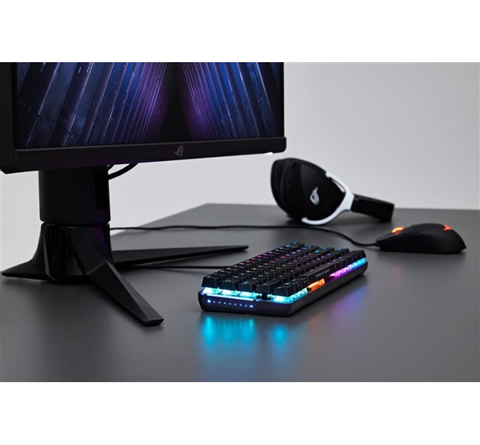 ASUS Клавiатура Asus ROG Falchion Ace LED 68key NX RD Black (90MP0346-BKUA01)