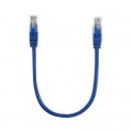 Ritar Патч-корд 0.25м, RJ-45, Cat.5e, CU, мідь, синій Ritar (PCR-CU/0.25Be / 01136)