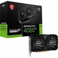 Видеокарта GF RTX 4060 Ti 16GB GDDR6 Ventus 2X Black OC MSI (GeForce RTX 4060 Ti VENTUS 2X BLACK 16G OC)