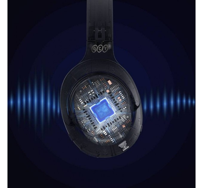 QCY_ Bluetooth-гарнитура QCY H3 ANC Sky Blue_