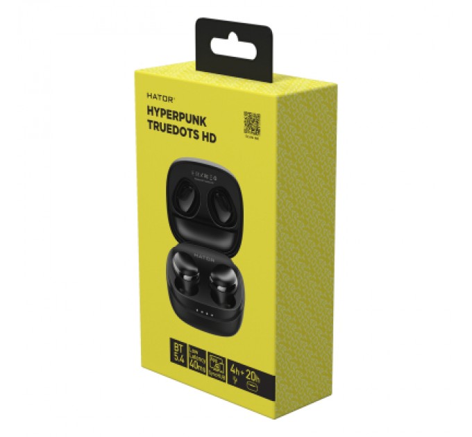 Hator Навушники Hator Hyреrpunk Truedots SyncHUB Black (HTA411)