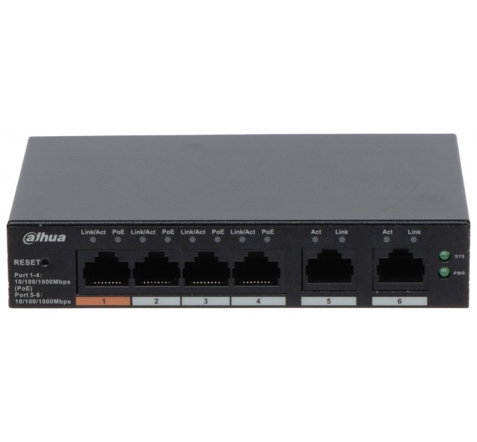 DAHUA Technology Коммутатор Dahua DH-CS4006-4GT-60