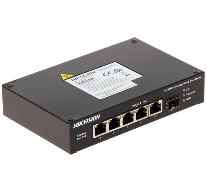 Hikvision Коммутатор Hikvision DS-3T0306HP-E/HS