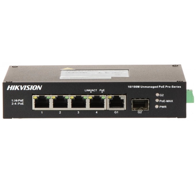 Hikvision Коммутатор Hikvision DS-3T0306HP-E/HS