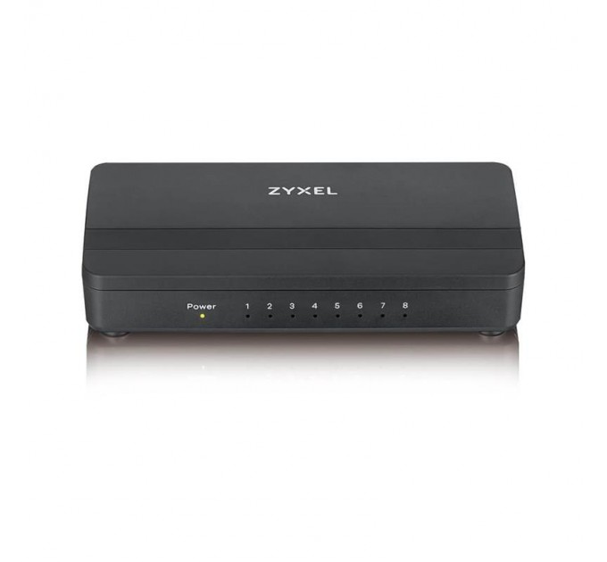 ZyXel Коммутатор ZYXEL GS-108S v2 (GS-108SV2-EU0101F) (8xGE, пластиковый корпус)