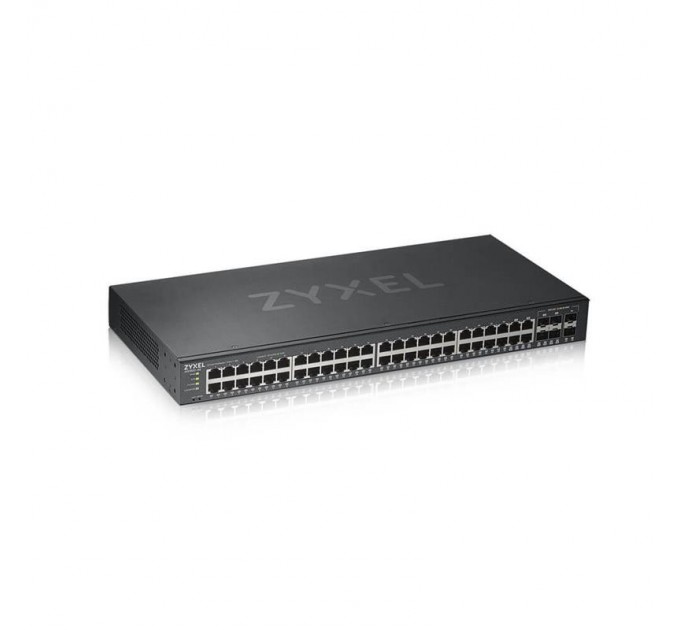 ZyXel Коммутатор ZYXEL GS1920-48V2 (GS1920-48V2-EU0101F) (44xGE, 4xGE/SFP, 2хSFP, Smart, NebulaFlex)