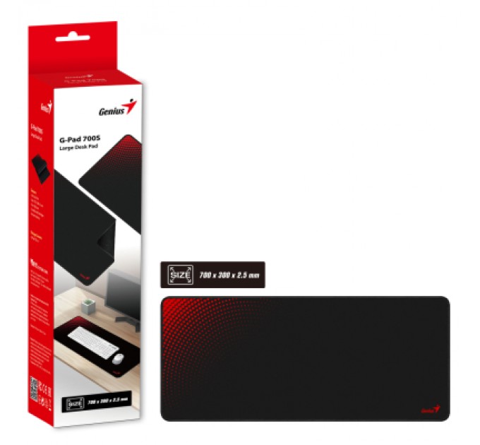 Genius Килимок для мишки Genius G-Pad 700S Black (31250021400)