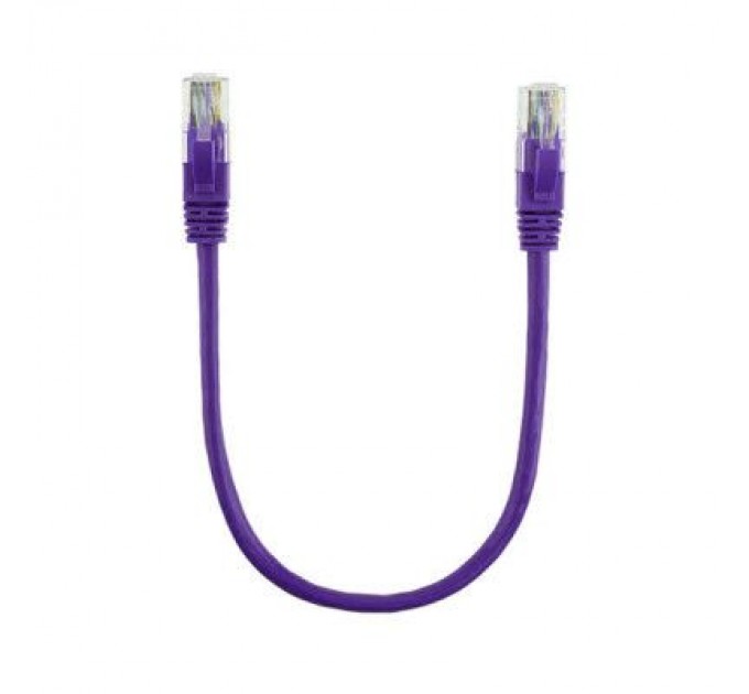 Ritar Патч-корд 0.5м, UTP, cat.5e, CU, violet Ritar (PCR-CU/0.5Pe / 14089)
