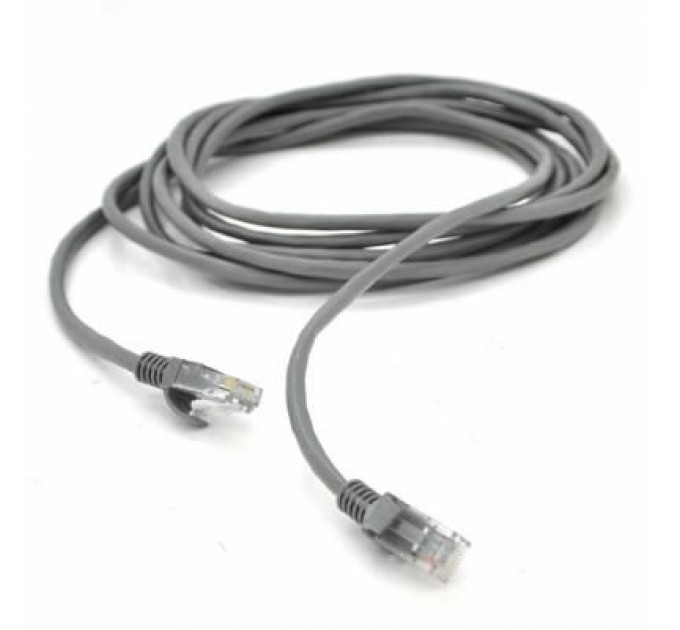 Ritar Патч-корд 1.5м, RJ-45, Cat.5e, CU, мідь, сірий Ritar (PCR-CU/1.5G / 09100)