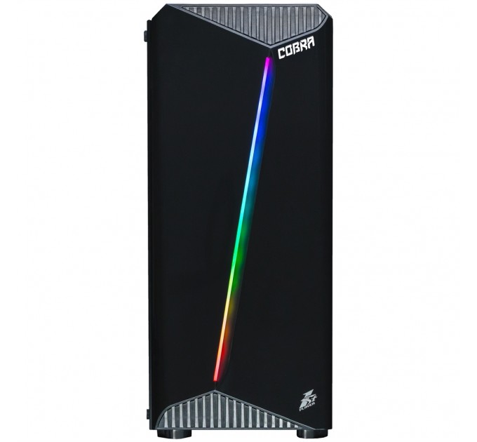 COBRA Персональный компьютер COBRA Advanced (I121F.8.H1S2.165.F8459); Intel Core i3-12100F (3.3 - 4.3 ГГц) / ОЗУ 8 ГБ / HDD 1 ТБ + SSD 240 ГБ / NVIDIA GeForce GTX 1650 4 ГБ / без ОП / LAN / Ubuntu / черный