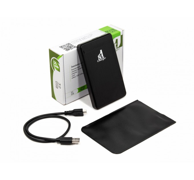 1StCharger Зовнішня кишеня 1StCharger SATA HDD/SSD 2.5", USB 3.0, Black (HDE1STU2530B-PL)