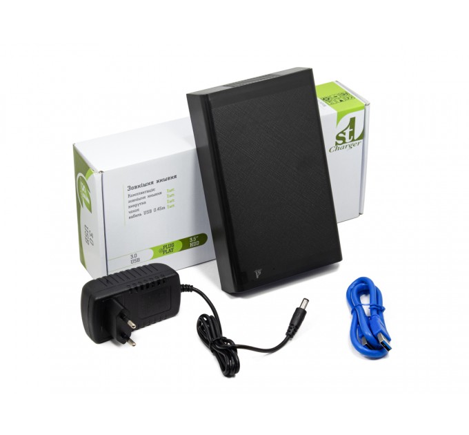 1StCharger Внешний карман 1StCharger SATA HDD/SSD 3.5", USB 3.0, Black (HDE1STU3530B)