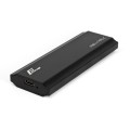 Frime Внешний карман Frime M.2 NVMe PCIe, USB 3.2 Type-C, Metal, Black (FHE300.M2UC)