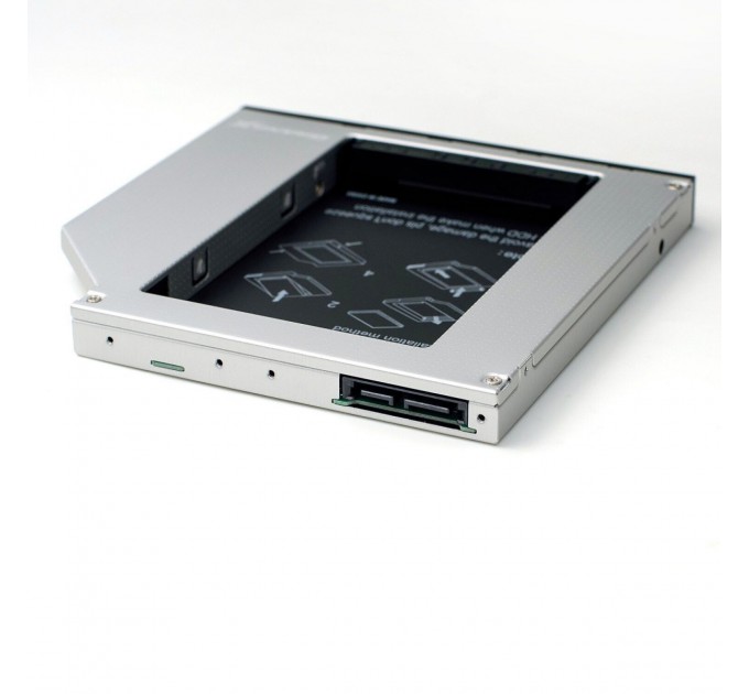 Grand-X Адаптер подключения Grand-X HDD 2.5" в отсек привода ноутбука SATA/SATA3 12.7мм (HDC-25)