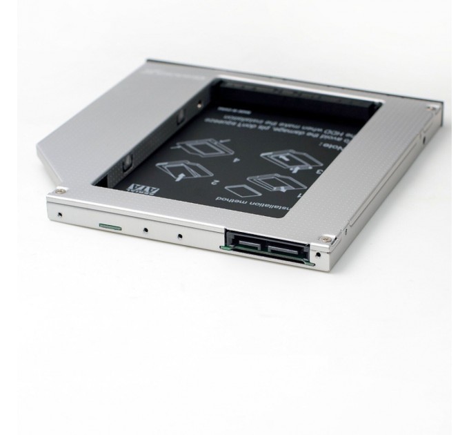 Grand-X Адаптер Grand-X для подключения HDD 2.5" в отсек привода ноутбука SATA/SATA3 12.7мм (HDC-25N)