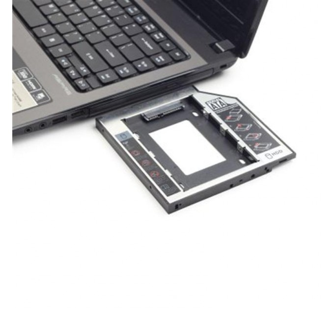Gembird Адаптер HDD 2.5" для ноутбука в отсек CD-ROM Gembird MF-95-02 (12.7 мм)