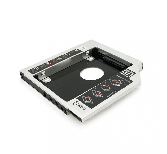 Voltronic Адаптер подключения Voltronic HDD 2.5" YT-CAHDD12.7 в отсек привода ноутбука SATA/mSATA 12.7мм (YT-CAHDD12.7/05378)