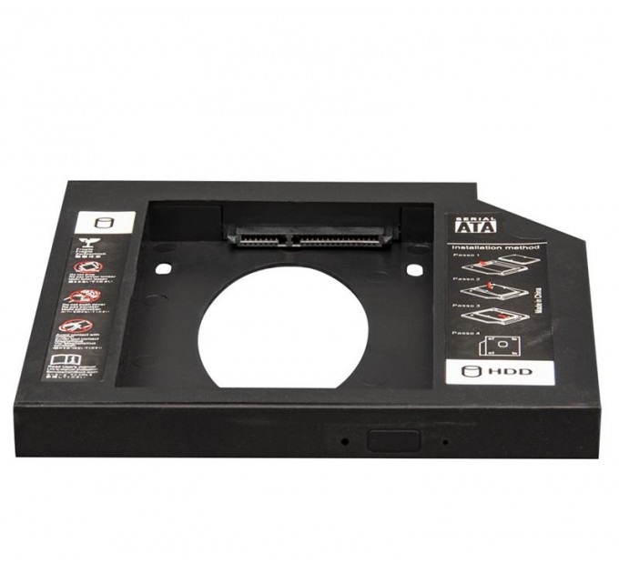 Frime Переходник Frime для установки 2.5" SSD/HDD в отсек привода 9.5мм Black (FHDC950P)