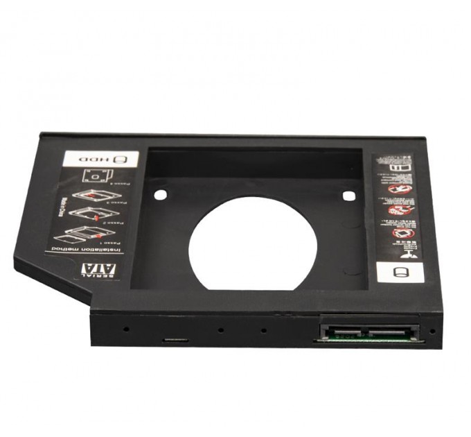 Frime Переходник Frime для установки 2.5" SSD/HDD в отсек привода 9.5мм Black (FHDC950P)