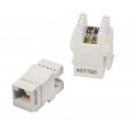 Eserver Модуль EServer (WT-2007A) Keystone RJ45 UTP, кат.5E, узкий