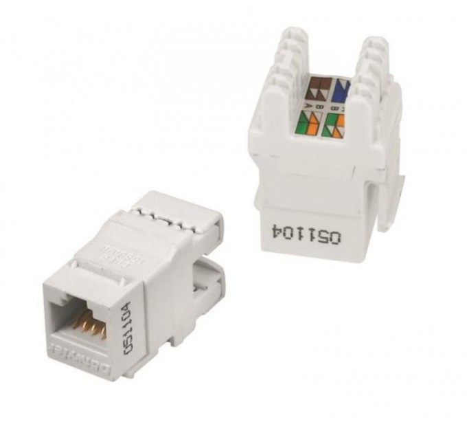Eserver Модуль EServer (WT-2007A) Keystone RJ45 UTP, кат.5E, узкий