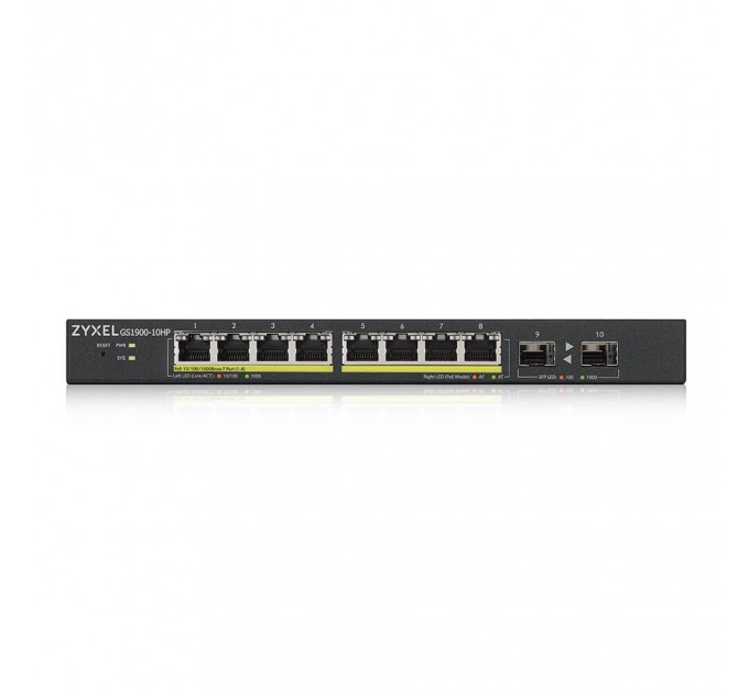 ZyXel Комутатор ZYXEL GS1900-10HP (GS1900-10HP-EU0102F)