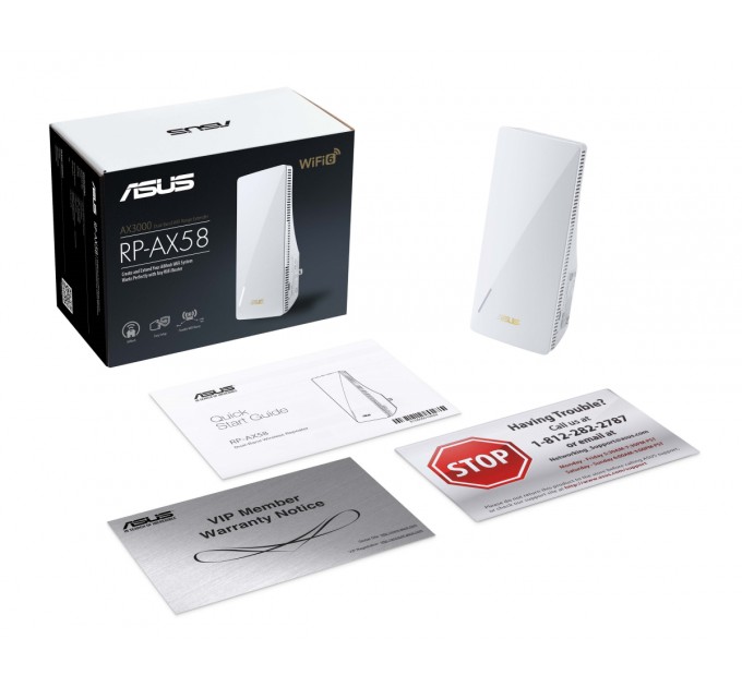 ASUS Повторювач/розширювач WiFi сигналу Asus RP-AX58
