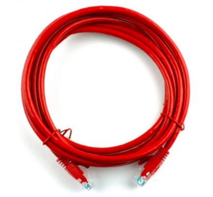 Ritar Патч-корд 10м, RJ-45, Cat.5e, CU, мідь, червоний Ritar (PCR-CU/10Rd / 04294)
