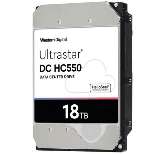 WD Накопитель HDD 3.5" SATA 18.0TB WD Ultrastar DC HC550 7200rpm 512MB (0F38459)