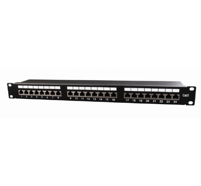Cablexpert Патч-панель Cablexpert (NPP-C624-002) 19" 24 порта, FTP, cat.6