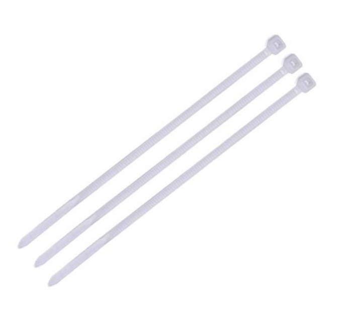 Eserver Стяжки Eserver 3,5*250 мм, 100 шт, белые (WT-7001-4x250)