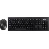 Комплект (клавиатура, мышь) беспроводной A4Tech 3000N Black USB