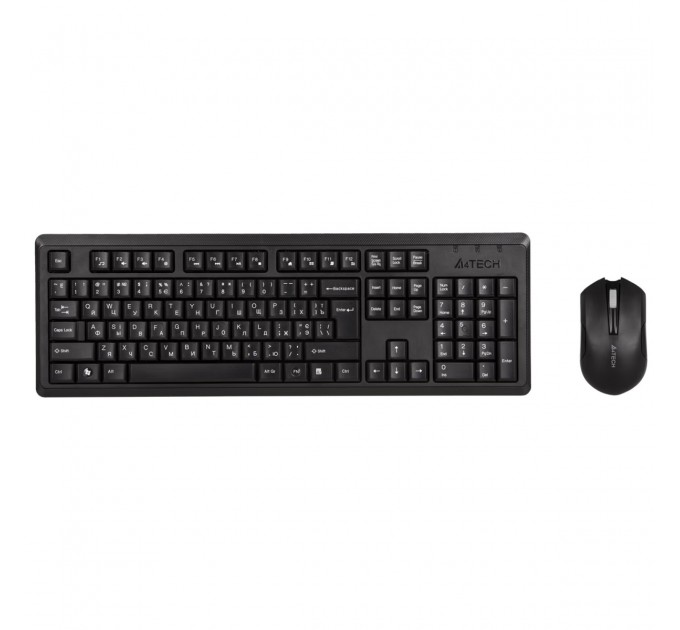 A4Tech Комплект (клавиатура, мышь) беспроводной A4Tech 4200N (GR-92+G3-200N) Black