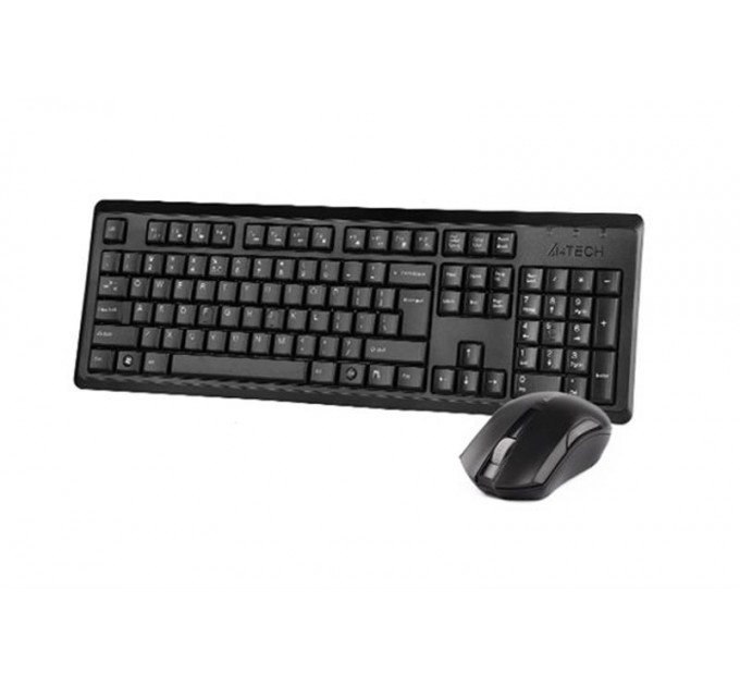A4Tech Комплект (клавиатура, мышь) беспроводной A4Tech 4200N (GR-92+G3-200N) Black