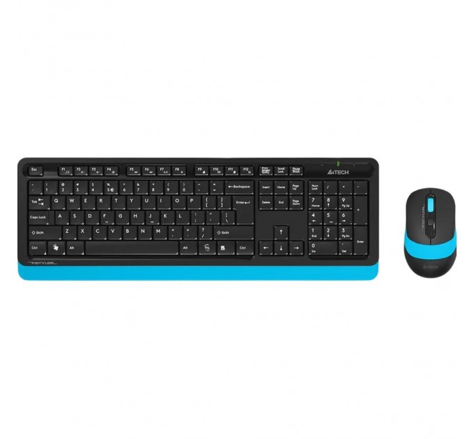 A4Tech Комплект (клавиатура, мышь) беспроводной A4Tech FG1010 Black/Blue