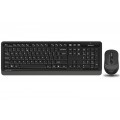 A4Tech Комплект (клавиатура, мышь) беспроводной A4Tech FG1010S Black/Grey