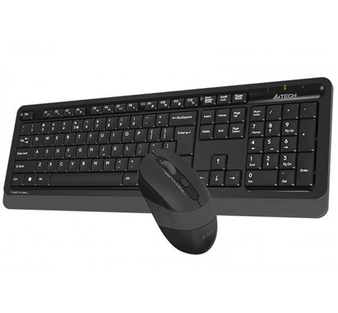 A4Tech Комплект (клавиатура, мышь) беспроводной A4Tech FG1010S Black/Grey