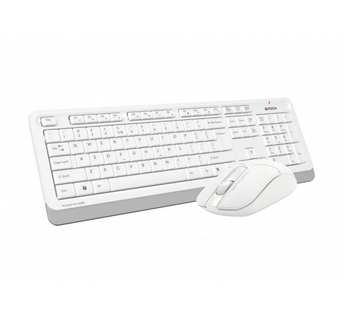 A4Tech Комплект (клавиатура, мышь) беспроводной A4Tech FG1012 White