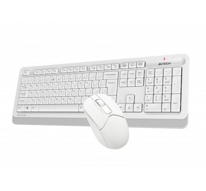 A4Tech Комплект (клавиатура, мышь) беспроводной A4Tech FG1012 White