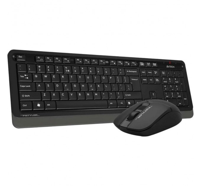 A4Tech Комплект (клавиатура, мышь) беспроводной A4Tech FG1012S Black/Grey